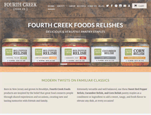 Tablet Screenshot of fourthcreekfoods.com